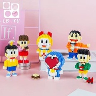 Doraemon lego 積木 叮噹 擺設 擺件 裝飾 哆啦A夢 多啦a夢 積木 送禮 大雄 靜香 生日禮物 聖誕禮物 小夫 胖虎