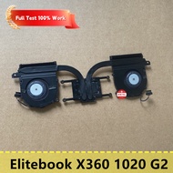 F7 Para Sa 4 HP Elitebook X360 1020 G2 Laptop CPU Cook Fan + Heatsink Nd55c29-16K22 Nd55c29-16K21