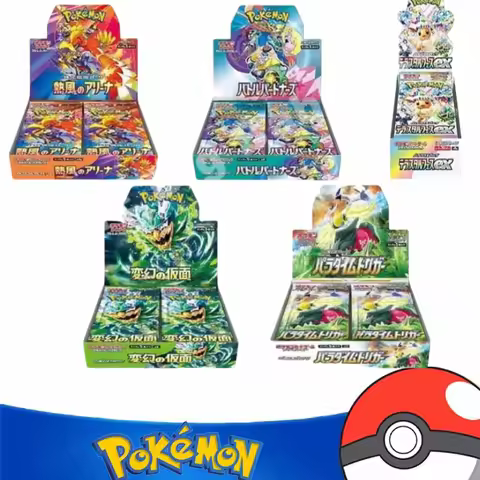 Pokemon Cards Genuine Original Trading PTCG Cartoon Game Japanese Version Zhu & Zi Original Box SV9 