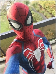 🎉Cosplay🎉  Game PS4 Spiderman Cosplay Costume Superhero Zentai Suit Halloween Costumes Full Body Jum