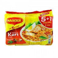 Maggie 2 Minute Curry Flavour 5+1 (6X79G)