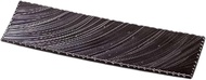 J-kitchens Sushi Plate, Rectangular Plate, 13.4 inches (34 cm), Black Silver Oxidized Plate, Crack-r
