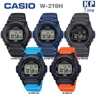 Casio Digital นาฬิกาข้อมือทรงสปอร์ต สายเรซิน รุ่น W-219H ของแท้ประกันศูนย์ CMG