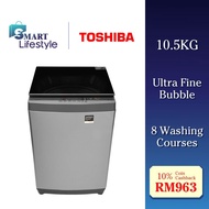 Toshiba Fully Auto Washing Machine (10.5KG) AW-UK1150HM(SG) / (10kg) AW-M1100PM(SG)