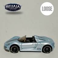 HOT WHEELS PORSCHE 918 SPYDER BLUE LOOSE