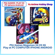 【PS1 Games Main di PC IPHONE ANDROID 】Playstation 1 Megaman x4 x5 x6 singeplayer PS1 GAME murah main