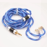 KZ Headsets Cable OCC Silver Plated Upgrade Cable Earphones Cable For KZ ZS10 PRO ZSN PRO ZSX ZAS AS12 EDX PRO ZEX PRO