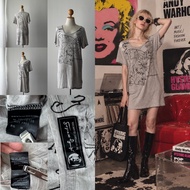 Pre-owned Andy Warhol by Hysteric Glamour Graphic T-Shirt Dress Size Free SPXLC1008