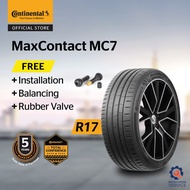 Continental MaxContact MC7 R17 205/40 215/50 215/55 225/45 225/50 225/55 245/45 (with installation)