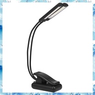 Music Stand Light Clip On LED Lamp - No Flicker, Fully Adjustable, 6 Levels of Brightness - Also for Book Reading, Orchestra, Mixing, DJ's