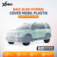 BAIC BJ30 HYBRID Car Cover Thick PE Plastic Car Cover 80 Micron Waterproof