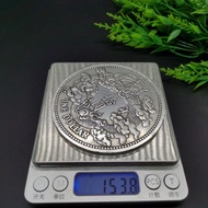 8.8cm Large Size Silver Dollar Collection Silver Dollar Silver Coin Dragon Foreign Song Silk Dragon 