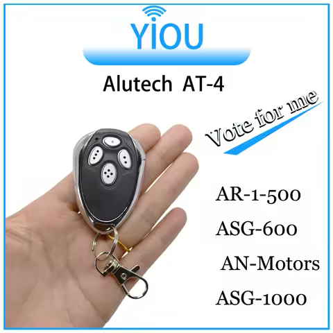 YIOU Alutech AT-4 AR-1-500 AN-Motori AT-4 ASG1000 AT4 AT 4 Portachiavi Barriera 433 MHz Rolling Code