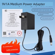 multi plug travel adaptor 3C certification power adapter 9V1A audio charger router 9V power cord rou