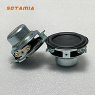 SOTAMIA 2Pcs 2 Inch Full Range Speaker 4 Ohm 15W Warped Angle Household Smart Appliance Loudspeaker 