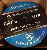 Comlink Outdoor Waterproof CAT6 UTP Pure Copper Ethernet LAN Network Cable 305M / Roll (C6OD-OF55)
