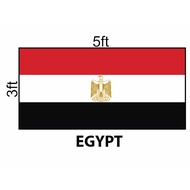 Egypt Flag 3x5ft, Bendera  Egypt 3x5ft, Polyester