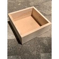 Wooden Crate 8x8x3 - Plywood Base