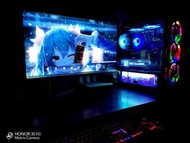 第 10代 Intel® Core™ i7處理器 台式水冷電競RGB 電腦主機，高配16G 記憶體，120G + 1tb SSD固態高速固態 ，獨立打機剪片顯咭，辦公商務台式電腦/高端設置打機台式電腦