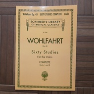 Violin Etude Wobbler Op 45: 60 Books 1 & 2