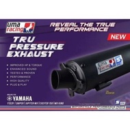 Exhaust Uma Racing TRU BACK PRESSURE SYM VF3I Y15 Y16ZR Y16 RSX RS150 Y15ZR LC135 V1 V2 V3 V4 V5 V6 