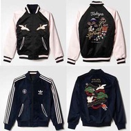 adidas Souvenir Jacket Rita Ora  刺繡外套 橫須賀 雙面外套 棒球外套