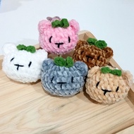 GANTUNGAN Amigurumi Gummy Bear Keychain Handmade / Knitted Gummy Bear Keychain