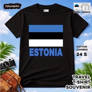 4-Piece Estonia SOUVENIR T-Shirt National Armed by Estonia COTTON 24S SOUVENIR PREMIUM GIFT
