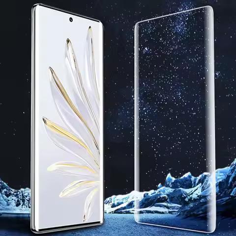 For Huawei Honor 70 50 60 SE 30 Pro Plus UV Liquid Tempered Glass Screen Protector for Honor 70Pro 3