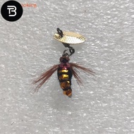 TB [LargeLooking] Boxed Head Fly Melon Seed Glitter Modified Kung Fu Fly Fly Fly Fly Bait Micromater