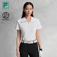 FILA CORE ATHLETICS GOLF ELITE GOLF CLUB Women Short Sleeve Polo (White)