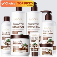 ROREC SADOER Coconut Oil Hair & Body Care Series – Moisturizing, Anti-Dandruff, Anti-Chapped, Nouris