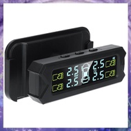 (Y W Z H)Tire Pressure Monitoring System Solar Wireless TPMS Sensor 14-87PSI Real Time Detect IP68 W