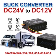 Risin 10A 15A 20A 30A 45A 60A Buck Converter Car Power Supply Transformer 24V to 12V DC Converter