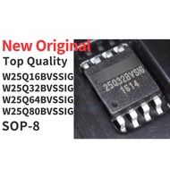 5PCS W25Q16BVSSIG W25Q32BVSSIG W25Q64BVSSIG W25Q80BVSSIG SOP-8 New chip ic