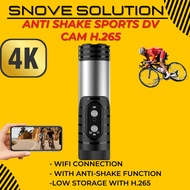 Dashcam 4K Action Camera Waterproof Anti Shaking Sport DV Cam H.265 Bike Motorcycle Helmet WiFi Video Recorder Dash Cam