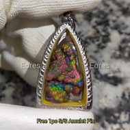 Colorful Leklai Pendant 彩色力泥吊坠 Leklai Amulet 马来西亚力泥 100% Natural Leklai