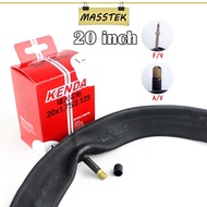 MASSTEK 1pc 20 inch Bike Inner Tube Mountain Bike Tube BMX Foldable Bicycle Inner Tube Parts TBE20