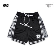 Stayhoops x IBL Men's and Women's Casual Training Shorts - Indonesia Legacy Basketball Shorts Black