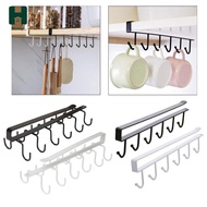 Homyl 2Pcs Mug Hooks Under Cabinet Mug Organizer Rack Coffee Mug Holder for Coffee Cups