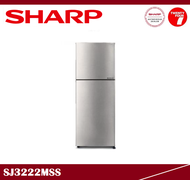 [ Delivered by Seller ] SHARP Gross 320L 2 Door Folio Refrigerator / Fridge / Peti Sejuk SJ3222MSS