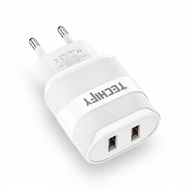 Adaptor pengisi daya ponsel USB Universal Pengisi daya kepala pengisi daya ponsel cocok untuk ponsel
