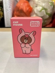 Line Friends 熊大豬仔 brown 布朗熊 杯緣子