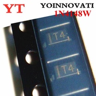 100个/Batch 1206 1N4148W T4 1N4148 IN4148 SOD-123 IC