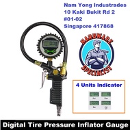 Hardware Specialist Digital Tire Pressure Inflator Gauge With LCD Display / Tyre Pressure Gauge