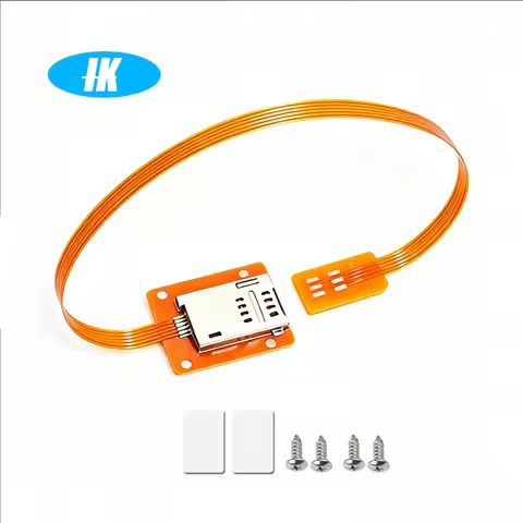 SIM Card Extension Cable External Card Slot Adapter for CPE Router Portable WiFi Mobile Phone, Conve