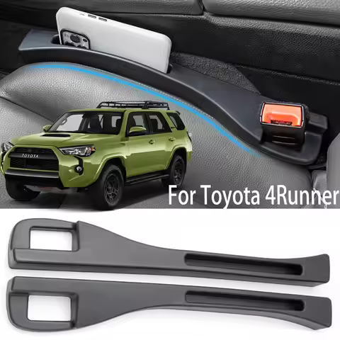 Car Seat Crevice Organizer Storage Gap Filler Strip For Toyota 4Runner N180 N210 N280 Hilux Surf SW4