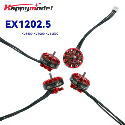 HappyModel 1202.5 6400KV 8000KV 11500KV 2-3S FPV Brushless Motor CW CCW For RC FPV 2.5inch 3inch Fre