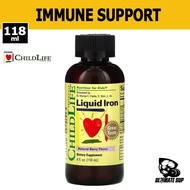 ChildLife, Liquid Iron, Iron Supplement, Immune, Blood Pressure, 4 fl oz (118 ml)