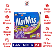 Obat Nyamuk Bakar Nomos Lavender Anti DBD Jumbo 10 Jam 150 Gr